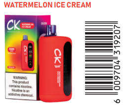 Ck Rechargeable Disposable Vape-20 k Puffs Watermelon Ice Cream