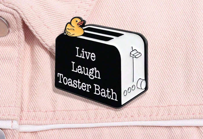 Toaster Bath Brooch