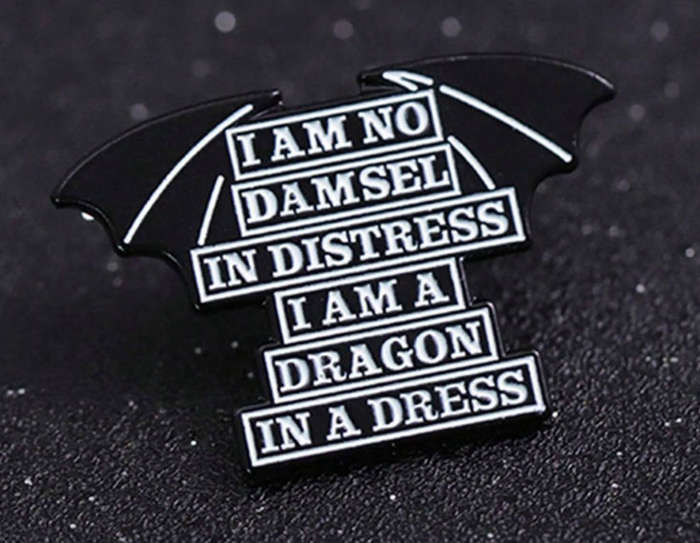 Damsel Brooch