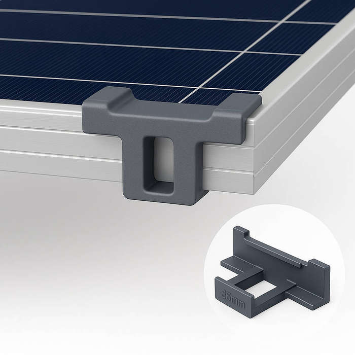 Solar Panel Water Drainage Clip 35mm - 25 Piece