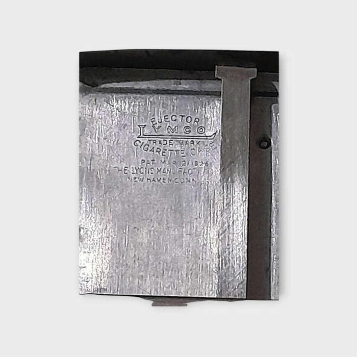  Rare Vintage LYMCO Ejector Cigarette Case with BUICK Logo (Pat. 1926) 