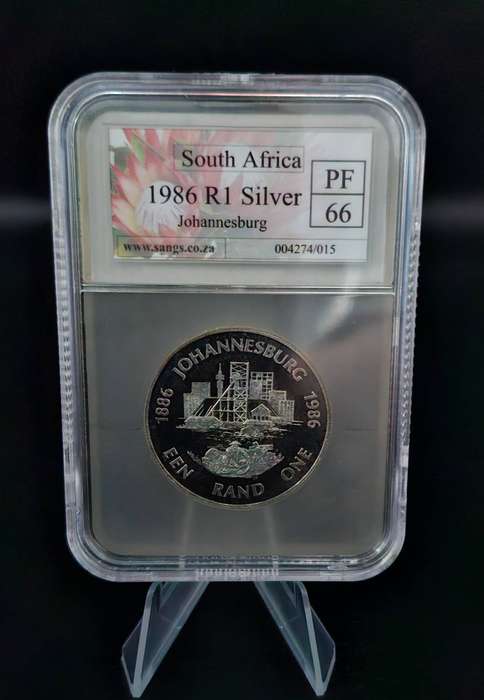 1986 R1 Silver Johannesburg (PF66)
