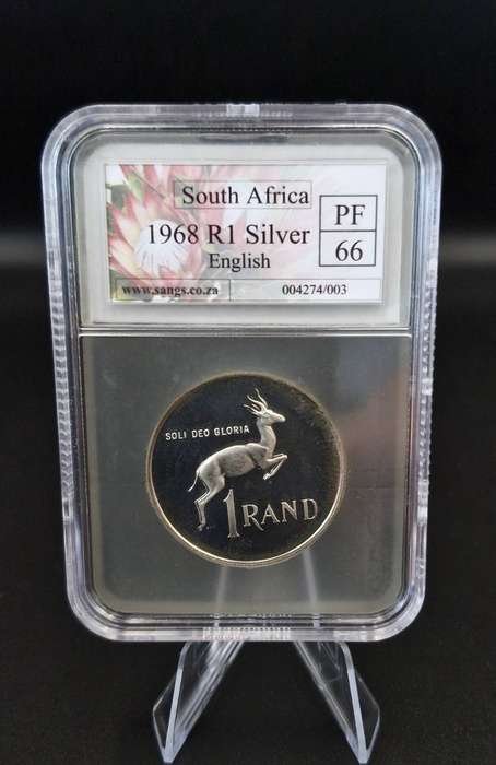 1968 R1 Silver English (PF 66)
