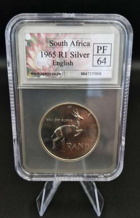 1965 R1 Silver English PF 64