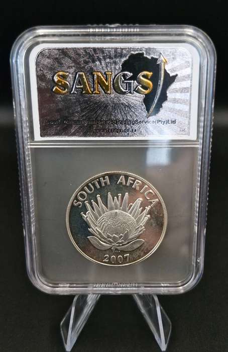 2007 R1 silver Mandela MS 67