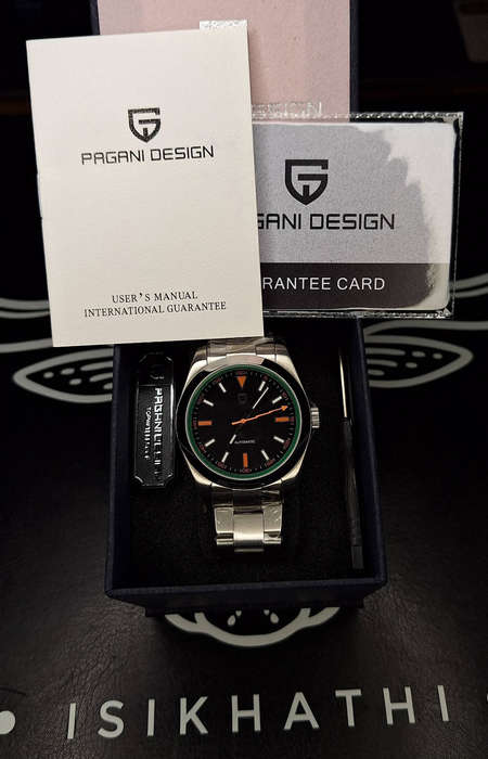 Pagani Design Men's Automatic NH35 Watch (PD 1733 Milgauss)
