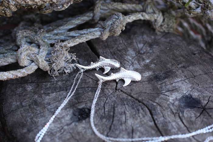 Oslob Silver Whale Shark Necklace