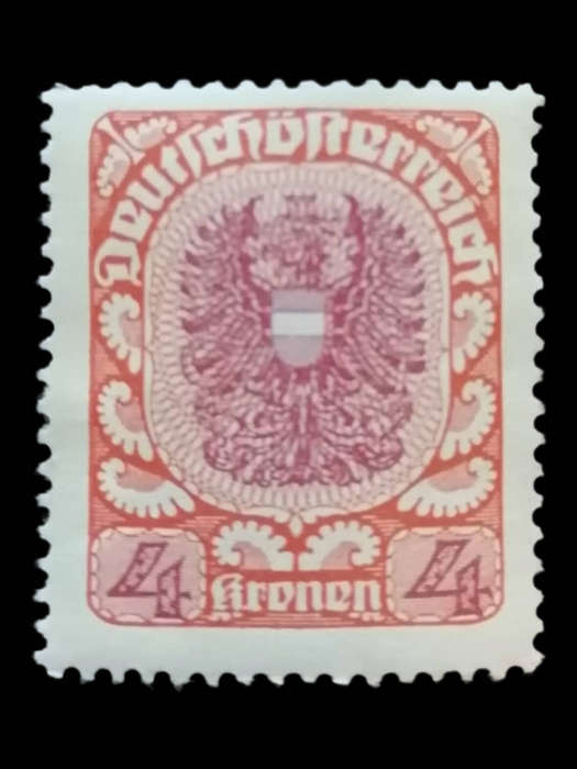 Austria 1921 4 Kronen  German Austria Issue  SG AT407  Mint Condition