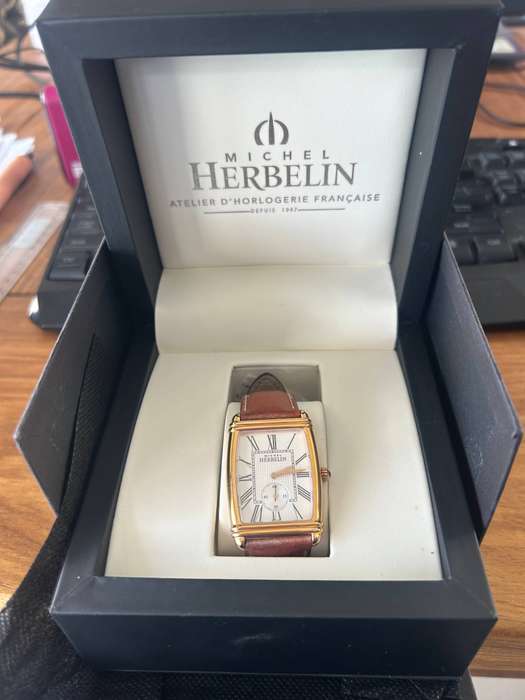Michel Herblin Leather  Women's Watches