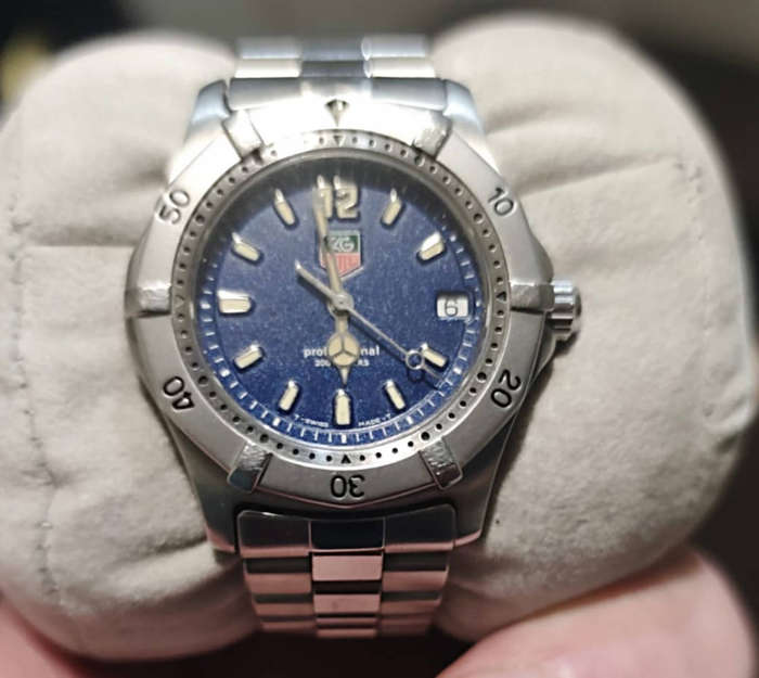 Tag Heuer 2000 Professional Series Watch  Fully Serviced, Excellent Condition!