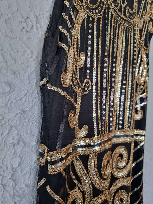 Sequined flapper dress