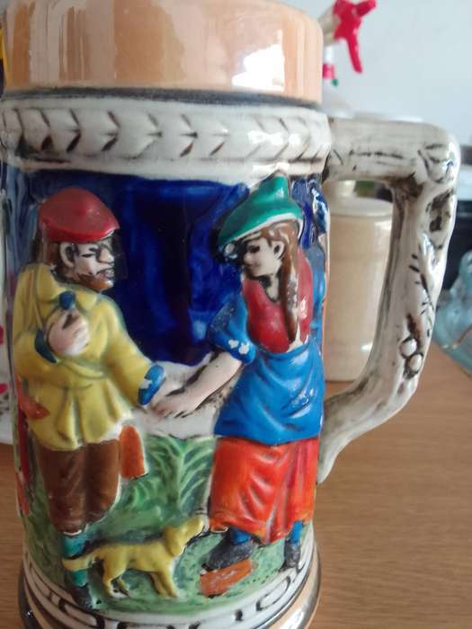Antique beer mug