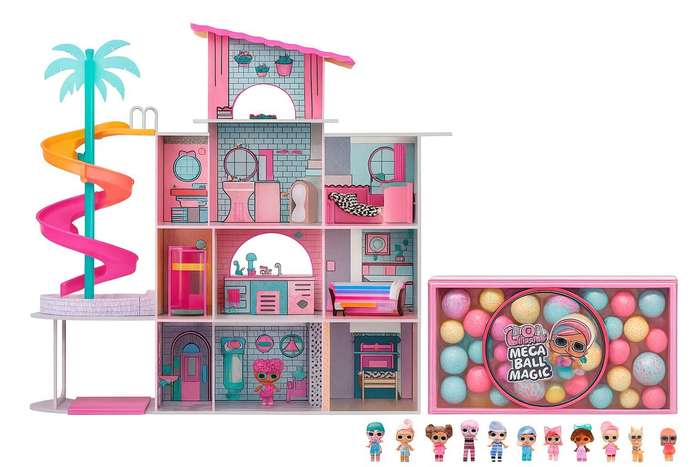 Lol Surprise Omg Fashion House Playset & Mega magic ball