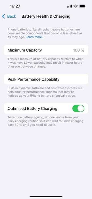 iPhone 13 128GB 100% Battery