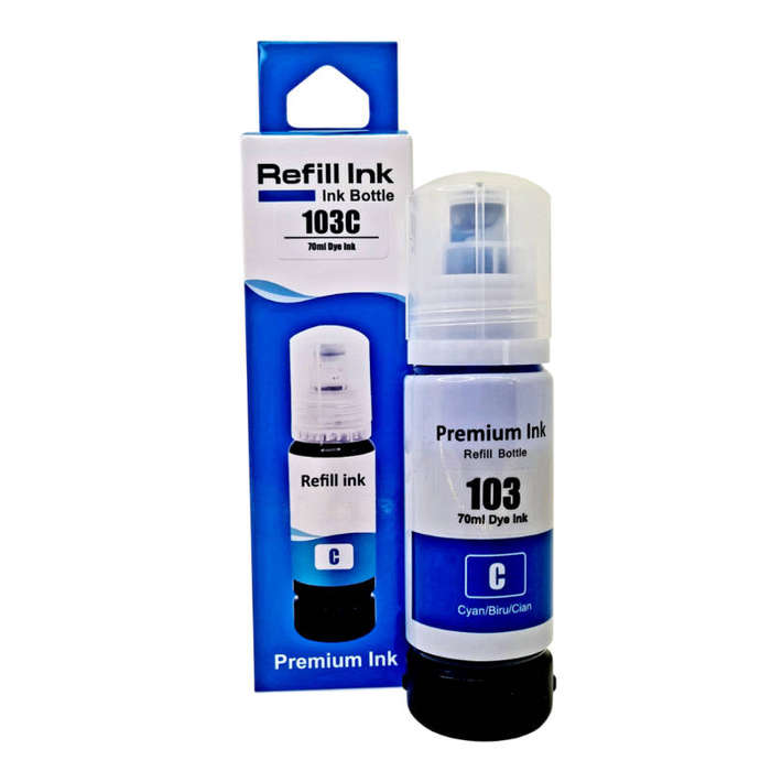 Generic Epson 103 Cyan Ink Bottle