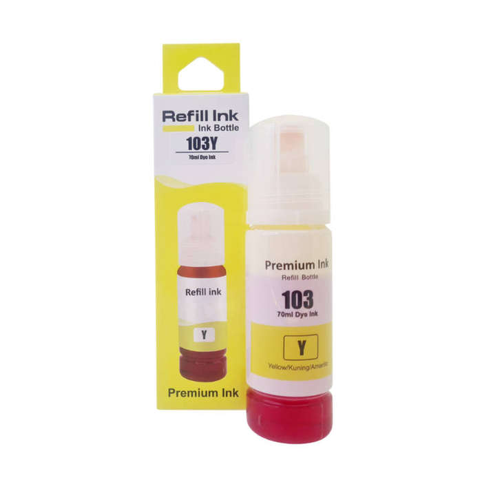 Generic Epson 103 Yellow Ink Bottle