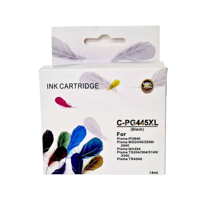 PG-445XL Black Ink Cartridge High-Yield Generic