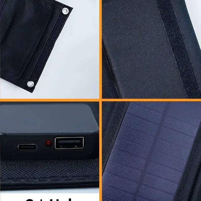 60W Foldable Portable Solar Panel - Your Compact Power Solution for Loadshedding & Outdoors