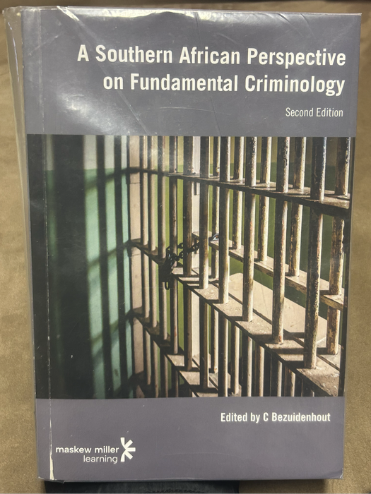 CICO5122  A Southern African Perspective on Fundamental Criminology (Bezuidenhout, 2nd Ed, 2023)
