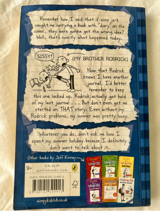 Diary of a Wimpy Kid #2: Rodrick Rules English