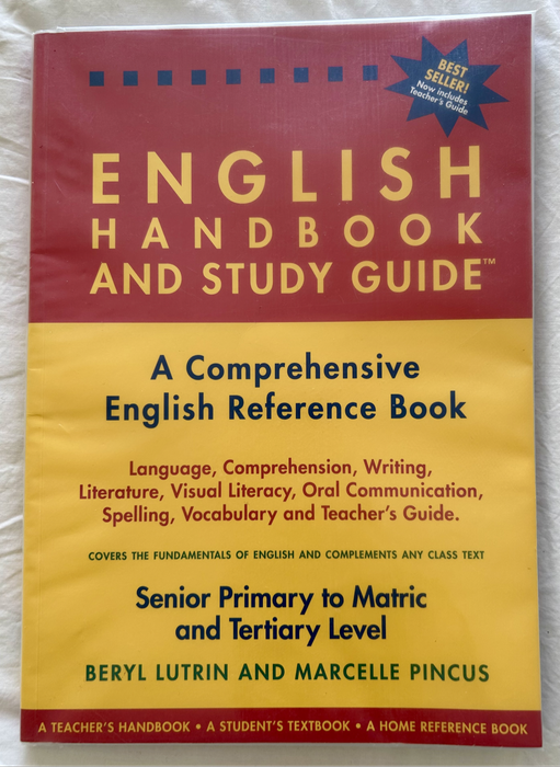 English Handbook and Study Guide: A Comprehensive English Reference Book