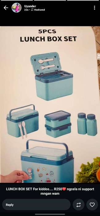 Kids all in one coolerbox-Lunch set