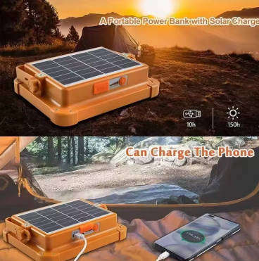 200w Rechargeable Solar Flood Light Outdoor Portable LED Reflector