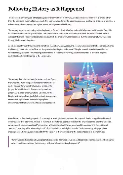 A Remarkable Journey: Reading the Bible in Chronological Order Guide