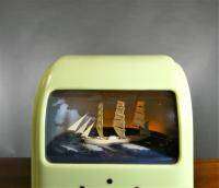 Antique Vitascope Ship clock
