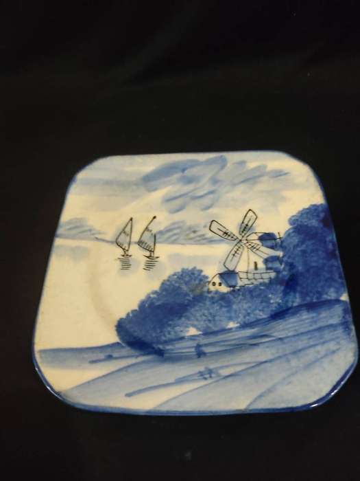 Vintage Blue Dutch Delft Display Plates  Made in Japan | Collectors Dream