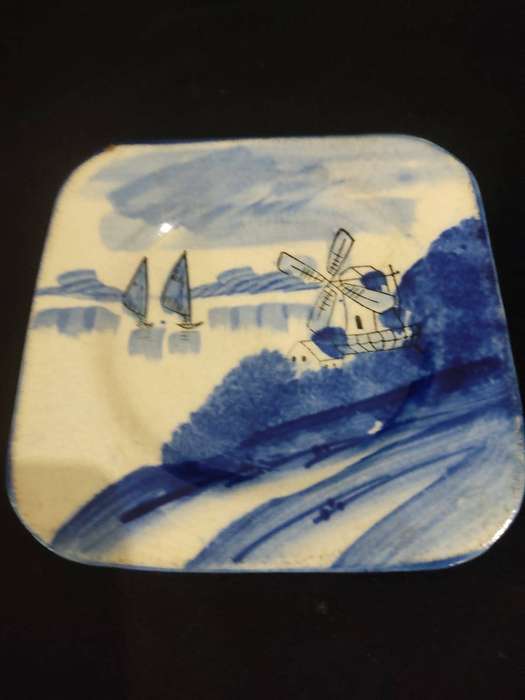 Vintage Blue Dutch Delft Display Plates  Made in Japan | Collectors Dream