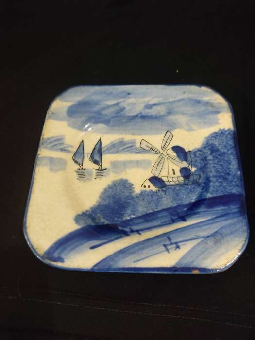 Vintage Blue Dutch Delft Display Plates  Made in Japan | Collectors Dream