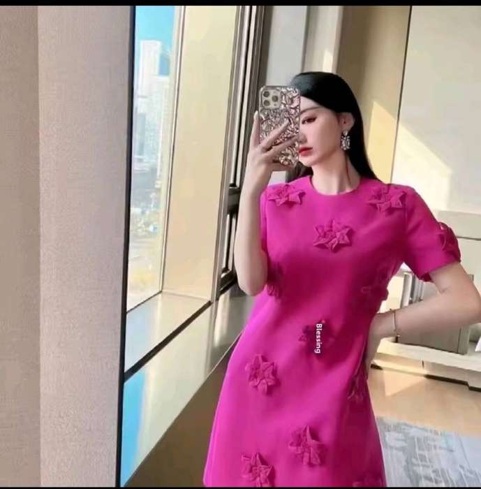 Fluorescent mini dress