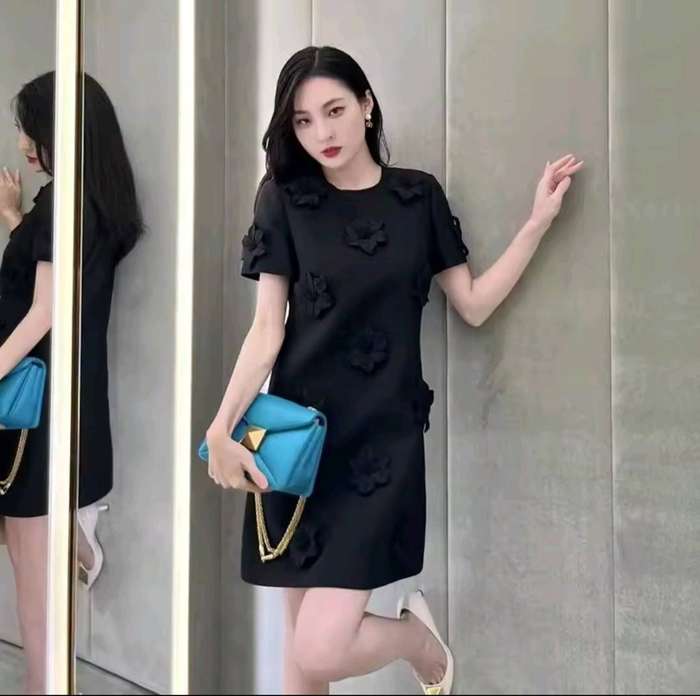 Fluorescent mini dress