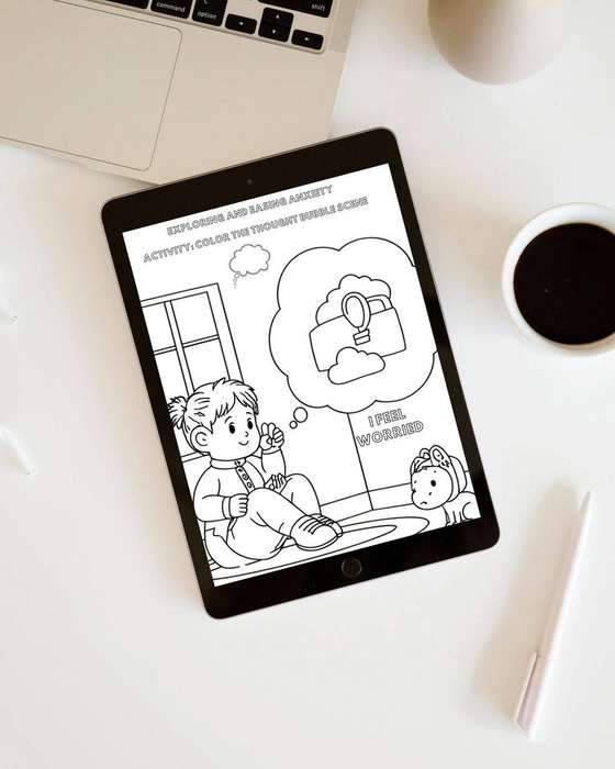 Emotional Regulation Book for Children: Color Your Calm (27-Page Printable PDF)