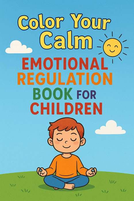 Emotional Regulation Book for Children: Color Your Calm (27-Page Printable PDF)