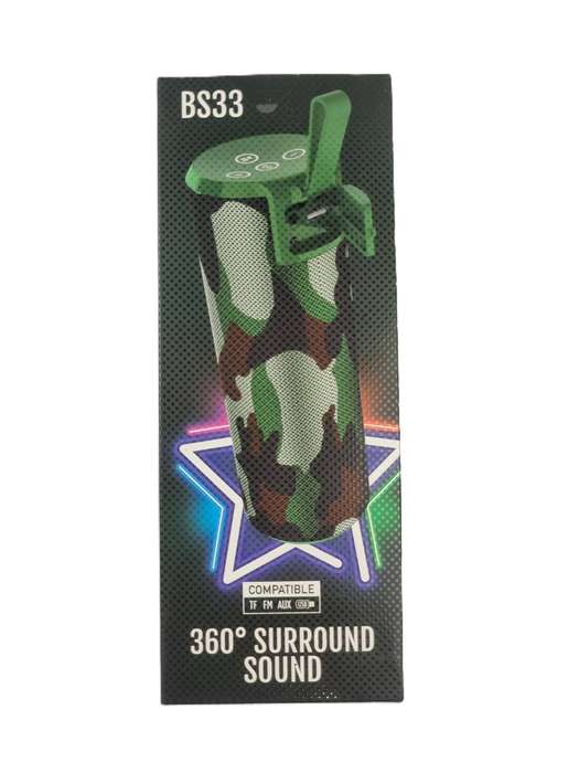 Hoco BS33 Sports Wireless Portable Speaker (Green Camo)