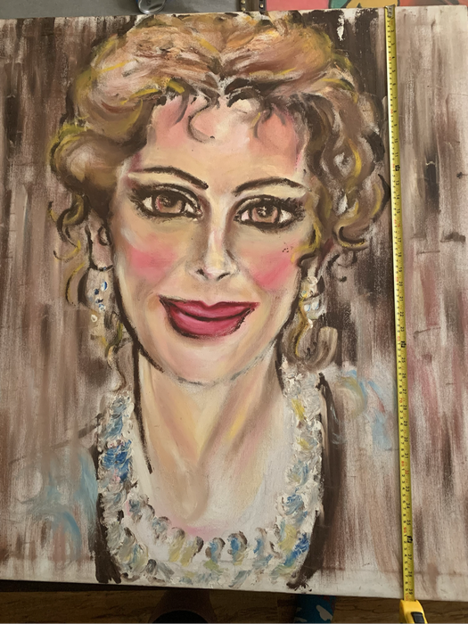  Original Portrait Painting  One-of-a-Kind Artwork 