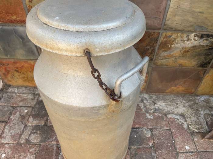 Aluminium Vintage Milk Churn  10 Gallon