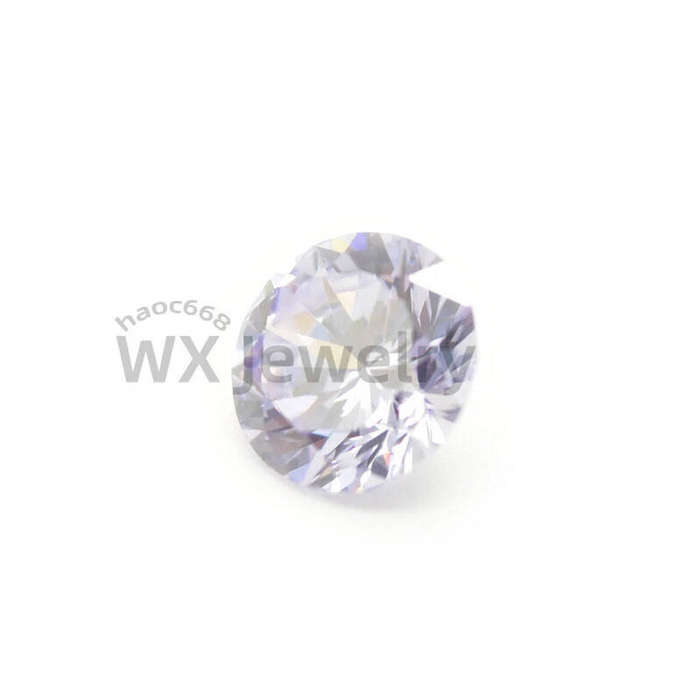 Round Cut Lavender Lot 68 Loose cubic zirconia AAAAA CZ stone Quality