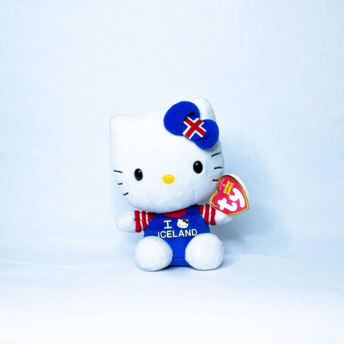 TY Beanie - Hello Kitty (I Love Iceland)