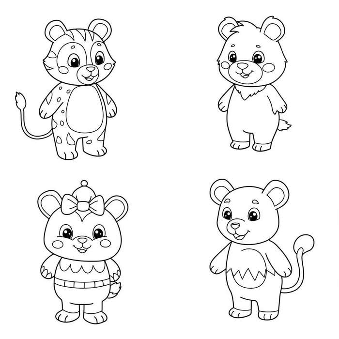 Animal Friends Adventures Coloring Book