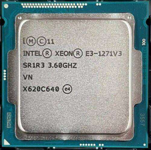 Xeon E3-1271-v3 3.6ghz Turbo 4ghz 4 Cores 8Threads