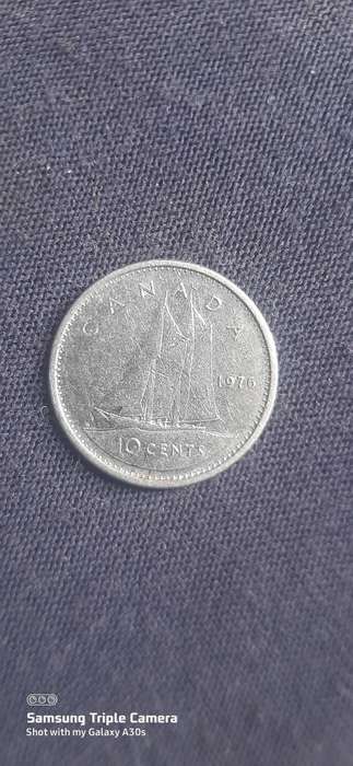 Canada 10 cents coin 1976