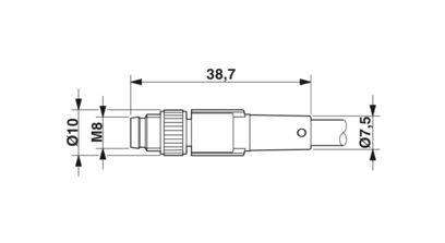 PUR Sensor/Actuator Cable/m