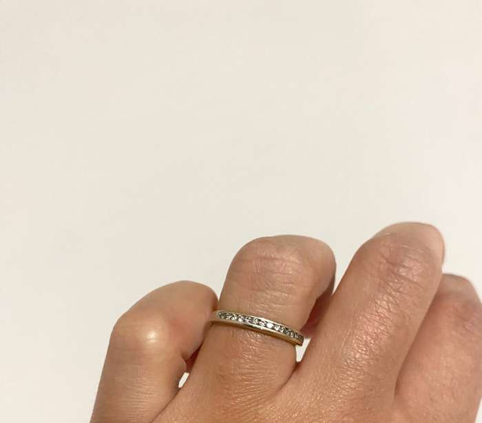 White Gold Eternity Ring