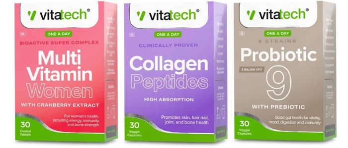Vitatech Women's Pack 90 Tablets (3 in 1)  (90 Tablets)