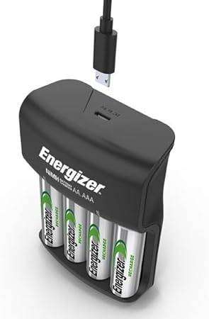 Energizer Base Charger with 4 x 1300mAh AA Batteries