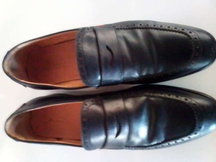GUCCI Calfskin Web Bee Mens Spirit Loafers