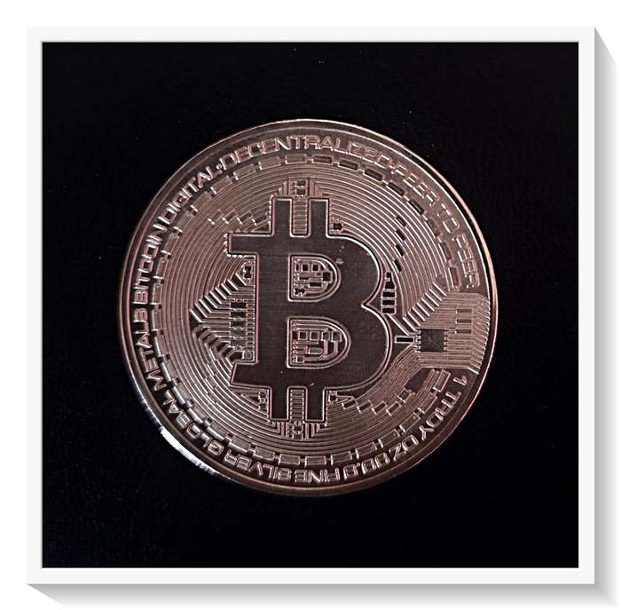 99.9% Fine Silver - Decentralized Metal DM - 1 Troy oz - Bitcoin Design - Bullion Silver Coin*
